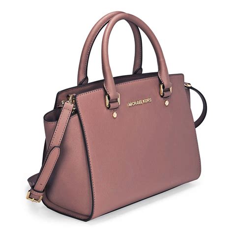 michael michael kors selma medium satchel dusty rose|MICHAEL Michael Kors Pink Selma Medium Color.